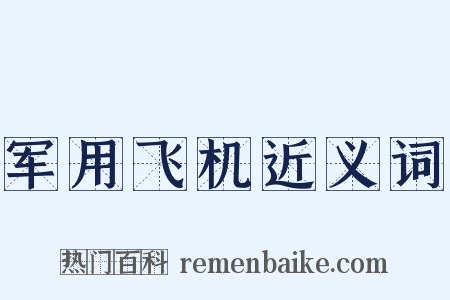 军用飞机近义词是什么意思的图片